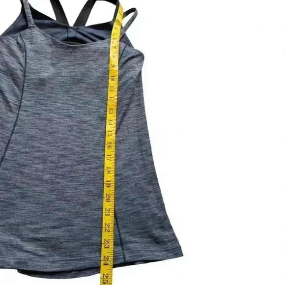 Lululemon Run For Gold Tank Navy Athletic Workout Gym Running 6/15 Women's 6 - Picture 10 of 11